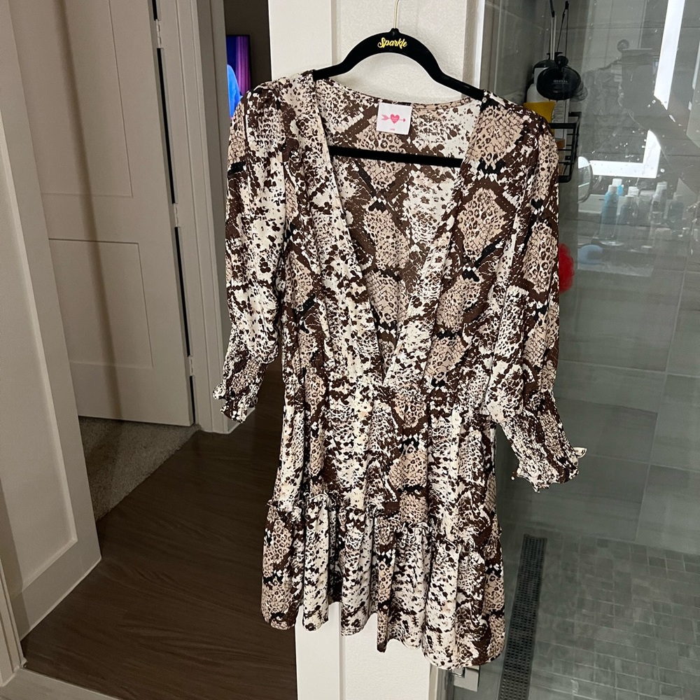 Buddy Love Snake Print Dress - Picture 2 of 3